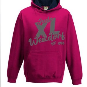 Fanhoodie Kids Pink - 40 Jahre Judo